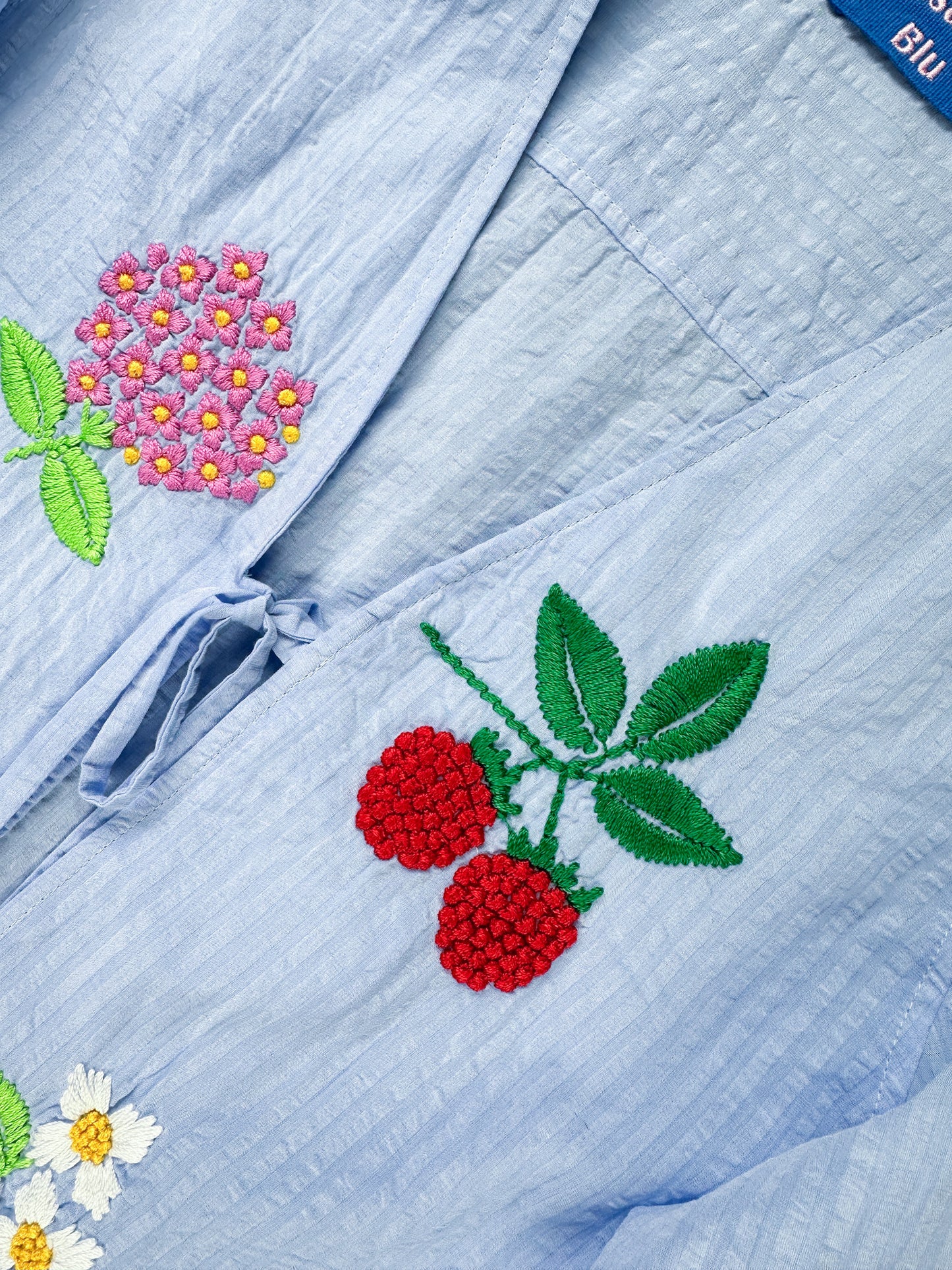 Camicia Canarie Celeste