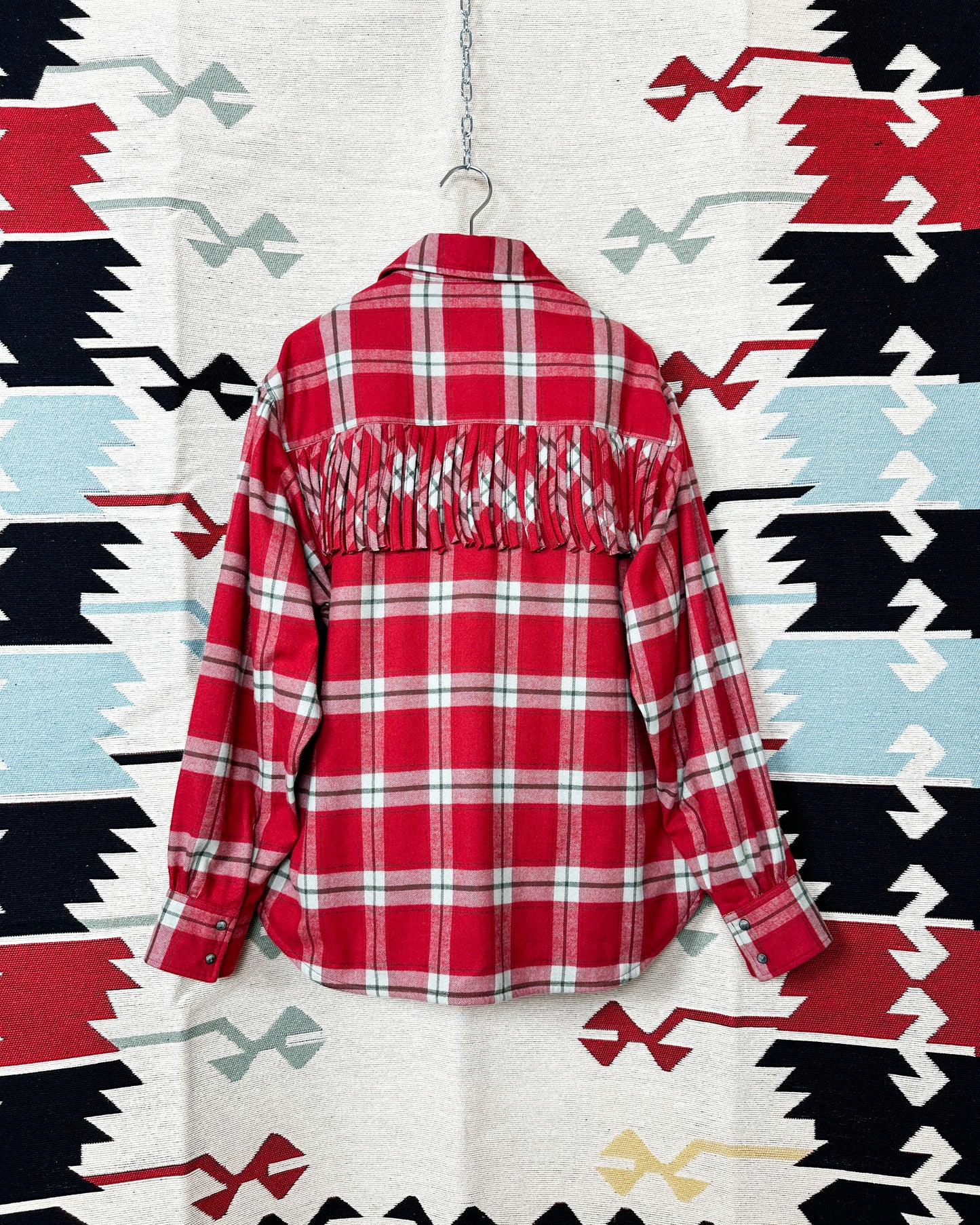Sando Shirt Red Tartan Check