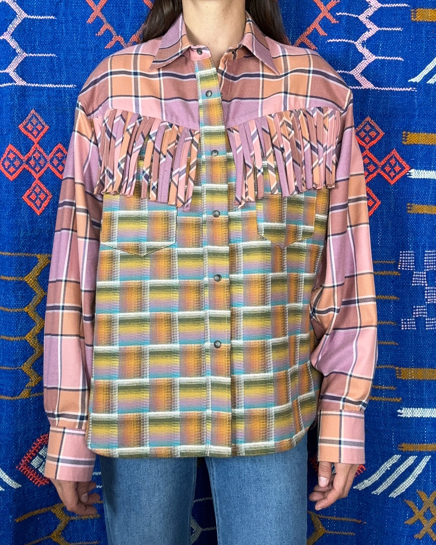Sando Shirt Mixed Check