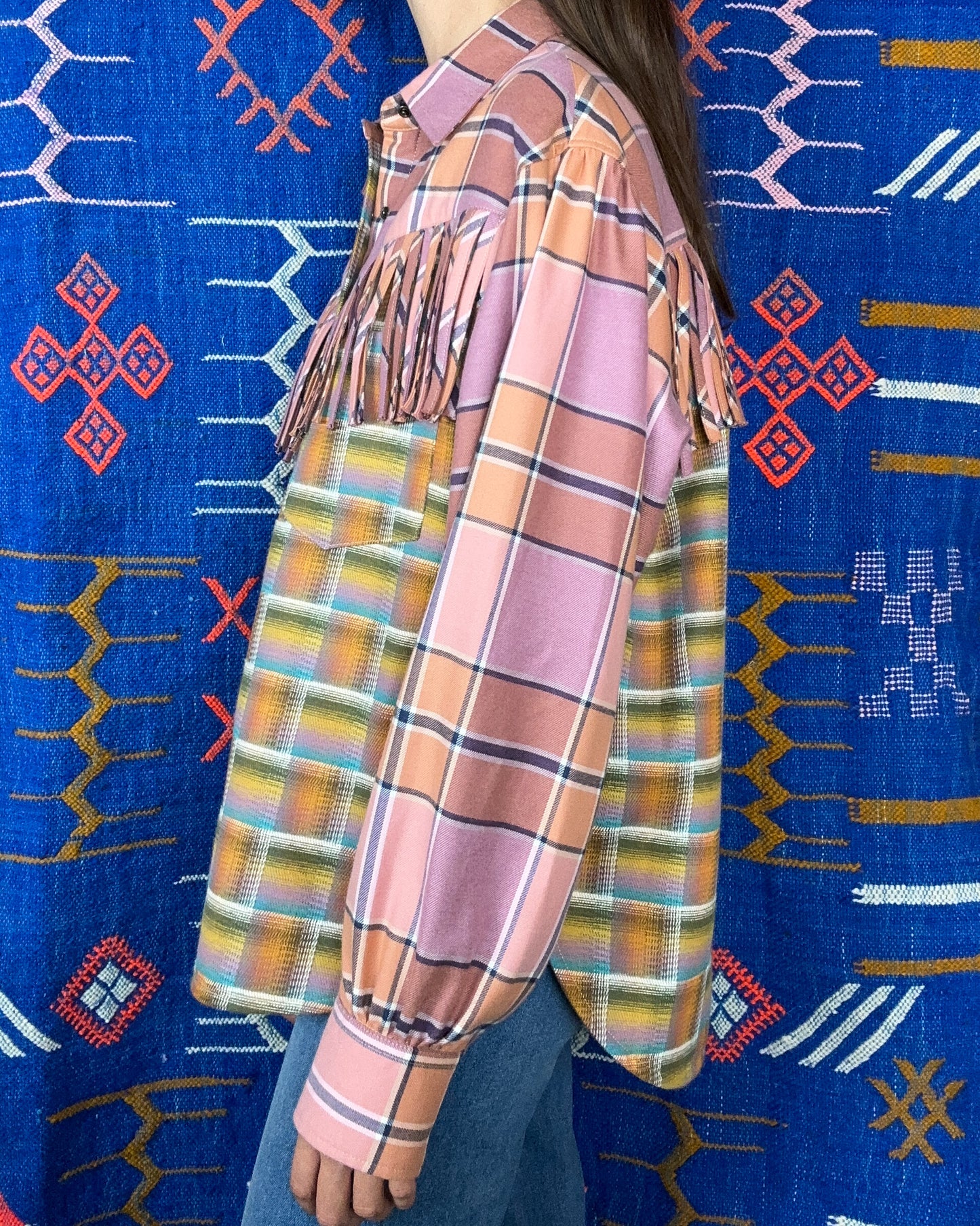Sando Shirt Mixed Check